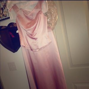 Rose bridemaids dress